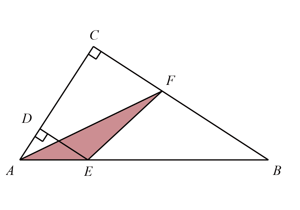 【小奥】问题52 直角三角形内阴影部分的面积-邱福星的教学页面