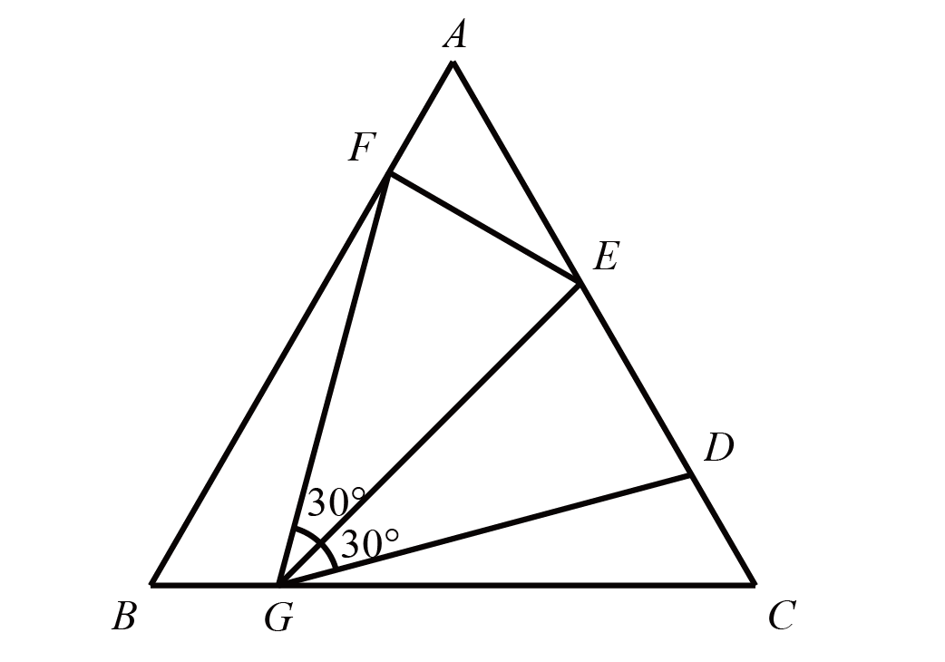 【小奥】问题65 正三角形求长度-邱福星的教学页面