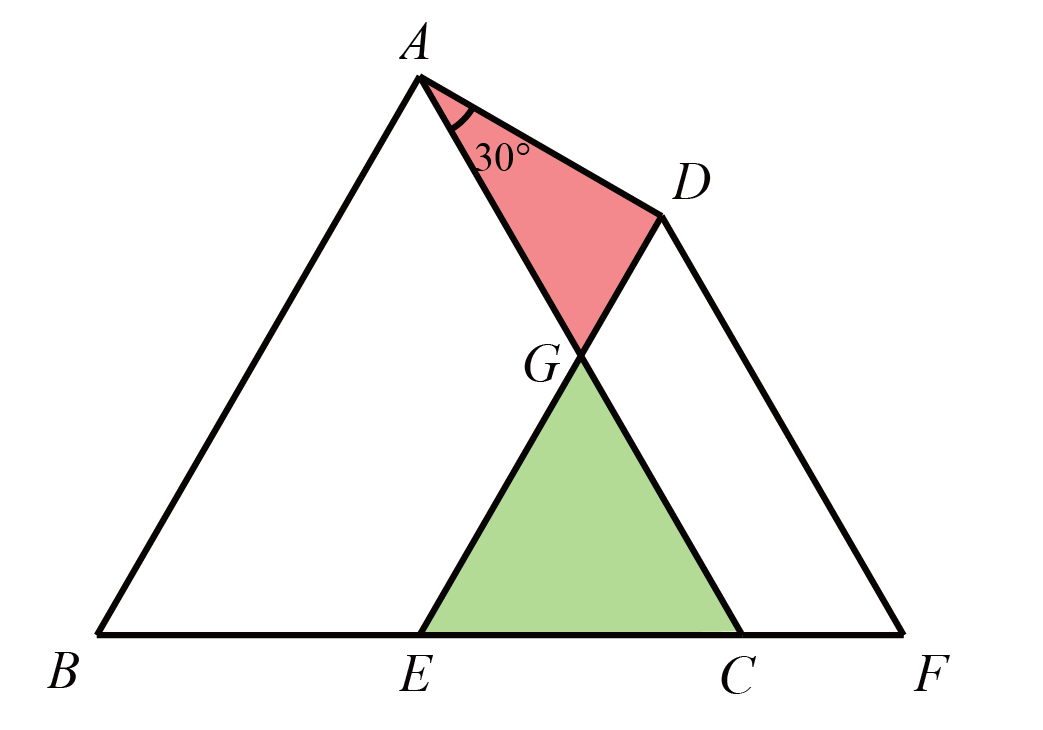 【小奥】问题86 求三角形的面积比-邱福星的教学页面